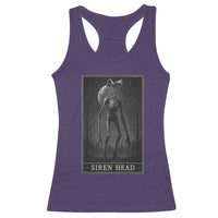 Siren Head Racerback Tank Top Tarot Card Horror American Cryptid - Wonder Print Shop