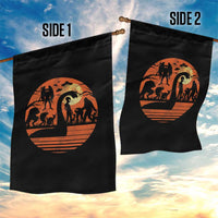 Cryptid Monsters Garden Flag Bigfoot Loch Ness Monster Mothman Aliens Weirdcore Folk Horror