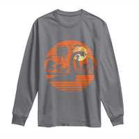 Cryptid Monsters Long Sleeve Shirt Bigfoot Loch Ness Monster Mothman Aliens Weirdcore Folk Horror