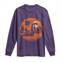 Cryptid Monsters Long Sleeve Shirt Bigfoot Loch Ness Monster Mothman Aliens Weirdcore Folk Horror