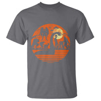 Cryptid Monsters T Shirt Bigfoot Loch Ness Monster Mothman Aliens Weirdcore Folk Horror