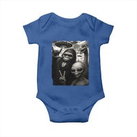 Bigfoot Alien Loch Ness Monster Baby Onesie Funny Cryptid UFO Selfie Sasquatch Rock On - Wonder Print Shop