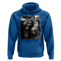 Bigfoot Alien Loch Ness Monster Hoodie Funny Cryptid UFO Selfie Sasquatch Rock On - Wonder Print Shop