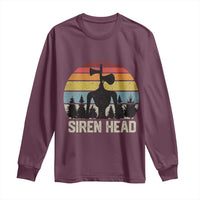 Siren Head Long Sleeve Shirt Retro American Cryptid - Wonder Print Shop