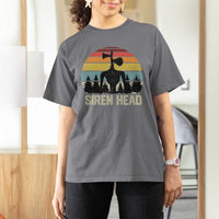 Siren Head T Shirt For Women Retro American Cryptid - Wonder Print Shop