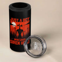 Siren Head 4 in 1 Can Cooler Tumbler American Cryptid Lovers Boy - Wonder Print Shop