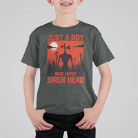 Siren Head T Shirt For Kid American Cryptid Lovers Boy - Wonder Print Shop