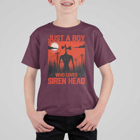 Siren Head T Shirt For Kid American Cryptid Lovers Boy - Wonder Print Shop