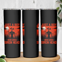 Siren Head Skinny Tumbler American Cryptid Lovers Boy - Wonder Print Shop