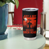 Siren Head Tumbler Cup American Cryptid Lovers Boy - Wonder Print Shop