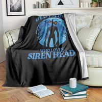 Siren Head Throw Blanket Supernatural American Cryptid Boys - Wonder Print Shop