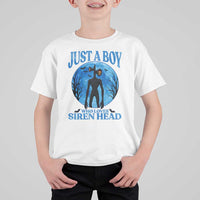 Siren Head T Shirt For Kid Supernatural American Cryptid Boys - Wonder Print Shop