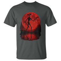 Siren Head T Shirt Supernatural American Cryptid Full Blood Moon Halloween - Wonder Print Shop