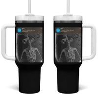 Funny Siren Head Tumbler With Handle Ring with Motion Meme - Wonder Print Shop