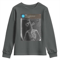 Funny Siren Head Youth Sweatshirt Ring with Motion Meme - Wonder Print Shop