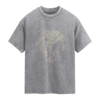Siren Head Washed Cotton T-Shirt Retro Vintage American Cryptid Mountain Trees