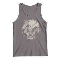 Siren Head Tank Top Retro Vintage American Cryptid Mountain Trees - Wonder Print Shop
