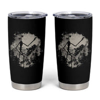 Siren Head Tumbler Cup Retro Vintage American Cryptid Mountain Trees - Wonder Print Shop