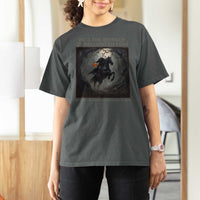 Headless Horseman T Shirt For Women Vintage Gothic Scary Costume Halloween October Festive - Wonder Print Shop