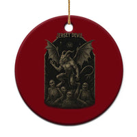 Jersey Devil Ceramic Ornament Vintage Weird Creepy Creature Leeds Devil - Wonder Print Shop