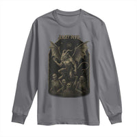 Jersey Devil Long Sleeve Shirt Vintage Weird Creepy Creature Leeds Devil - Wonder Print Shop