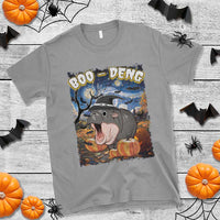 Moo-Deng Baby Pygmy Hippo Van Gogh Starry Night T Shirt Halloween Gothic Witchy Vibes Cute Zoo For Family - Wonder Print Shop
