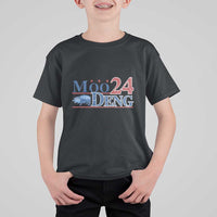 Moo-Deng for President 2024 T Shirt For Kid Funny Baby Hippo Cute Zoo For Family - Wonder Print Shop