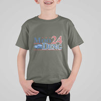 Moo-Deng for President 2024 T Shirt For Kid Funny Baby Hippo Cute Zoo For Family - Wonder Print Shop