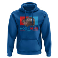 Funny Moo-Deng Baby Pygmy Hippo Hoodie Moo Deng for President 2024 Cute Zoo For Family
