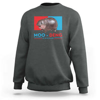Funny Moo-Deng Baby Pygmy Hippo Sweatshirt Moo Deng for President 2024 Cute Zoo For Family - Wonder Print Shop