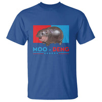 Funny Moo-Deng Baby Pygmy Hippo T Shirt Moo Deng for President 2024 Cute Zoo For Family - Wonder Print Shop