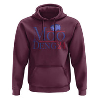 Moo-Deng for President Election 2024 Hoodie Funny Baby Hippo Meme Cute Zoo For Family