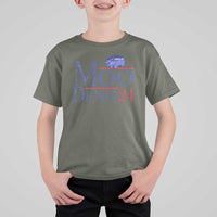 Moo-Deng for President Election 2024 T Shirt For Kid Funny Baby Hippo Meme Cute Zoo For Family - Wonder Print Shop