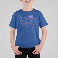 Moo-Deng for President Election 2024 T Shirt For Kid Funny Baby Hippo Meme Cute Zoo For Family - Wonder Print Shop