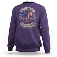 Boomers Generation Sweatshirt Before All You Sissie Were Born Skull USA Flag - Wonder Print Shop