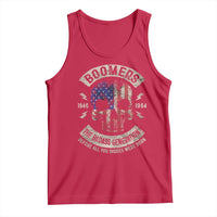 Boomers Generation Tank Top Before All You Sissie Were Born Skull USA Flag - Wonder Print Shop