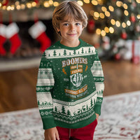 Vintage Boomers Generation Ugly Christmas Sweater Before All You Sissie Were Born Skeleton Hand - Wonder Print Shop