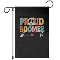 Proud Boomer Garden Flag Boomers Generation Peace Sign Hippie 50s 60s - Wonder Print Shop