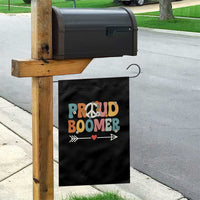 Proud Boomer Garden Flag Boomers Generation Peace Sign Hippie 50s 60s - Wonder Print Shop