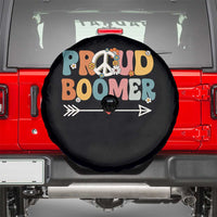 Proud Boomer Spare Tire Cover Boomers Generation Peace Sign Hippie 50s 60s - Wonder Print Shop
