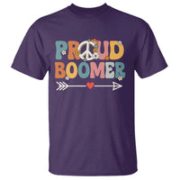 Proud Boomer T Shirt Boomers Generation Peace Sign Hippie 50s 60s - Wonder Print Shop