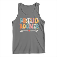 Proud Boomer Tank Top Boomers Generation Peace Sign Hippie 50s 60s - Wonder Print Shop