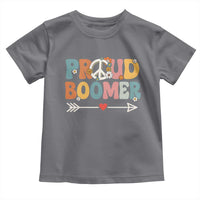 Proud Boomer Toddler T Shirt Boomers Generation Peace Sign Hippie 50s 60s - Wonder Print Shop