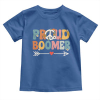 Proud Boomer Toddler T Shirt Boomers Generation Peace Sign Hippie 50s 60s - Wonder Print Shop