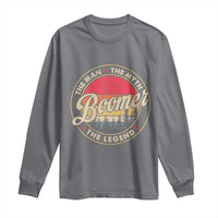 Boomers Generation Long Sleeve Shirt The Man The Myth The Legend - Wonder Print Shop