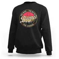 Boomers Generation Sweatshirt The Man The Myth The Legend - Wonder Print Shop