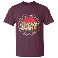 Boomers Generation T Shirt The Man The Myth The Legend - Wonder Print Shop