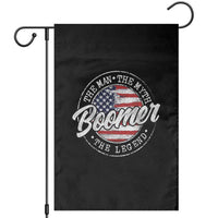 Boomers Generation Garden Flag Vintage The Man The Myth The Legend American Flag - Wonder Print Shop