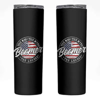 Boomers Generation Skinny Tumbler Vintage The Man The Myth The Legend American Flag - Wonder Print Shop