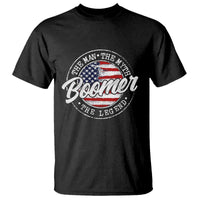 Boomers Generation T Shirt Vintage The Man The Myth The Legend American Flag - Wonder Print Shop